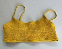 5/$25 cabana del sip bikini top yellow large no pads