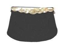 Vintage La Regale Mother Of Pearl Beaded Black Elegant Envelope Purse Handbag