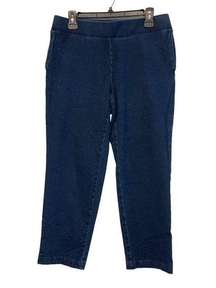 Women's Purejill J Jill Indigo Slim Crop Jeggings Size Small GUC #2886