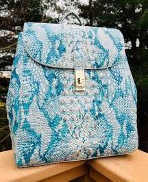 NWT  Brahmin Croco Leather Sadie Mesmerized Melbourne  Backpack​​