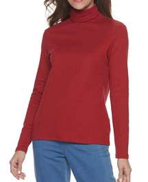 WOMEN’S CLASSIC LONG SLEEVE MOCKNECK TOP