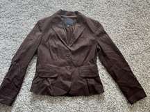 Banana Republic Women’s Blazer Brown Size 8 Career Suit Business Casual Jacket