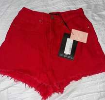 NWT  red shorts