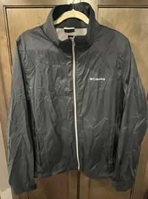 Classic Outdoors Black  Breathable Lightweight Rain Jacket XL neck zipup