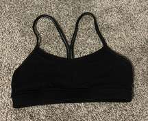 Black lululemon sports bra