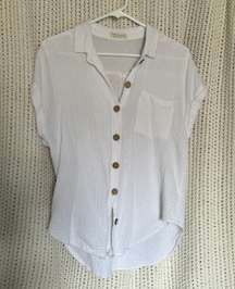 Cotton Button Up Top