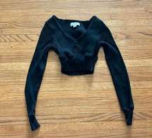 Luvalot Black Crop top