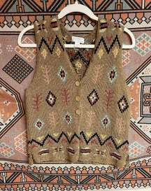 Vintage Western knit Vest 