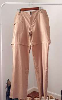 NWT  Fish Gear Falcon Lake Conv Pant Silver Mink Pants