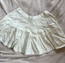 White Tennis Skirt