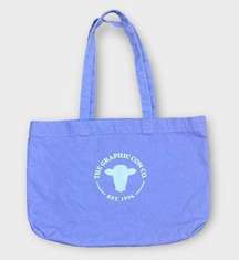 The Graphic Cow Co. Small Lavender Canvas Tote Logo - Stylish & Practical
