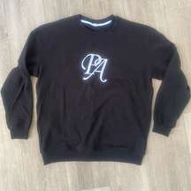 NWOT Ptula The Script Crewneck Sweatshirt Size Small