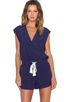 BLAQUE LABEL Romper in Navy Blue NWT size Small