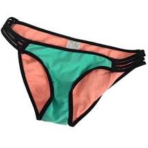 Body Glove Color Block Bikini Bottom Size XS