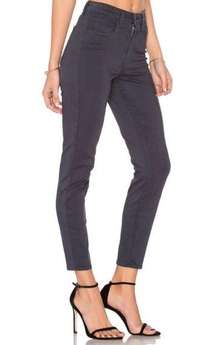 L’AGENCE Margot skinny high rise coal coated jeans