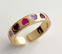 Established Jewelry Heart Gold Band Ring