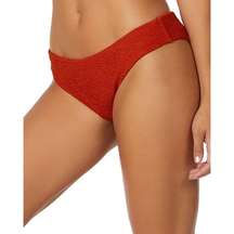 Radio Fiji Santa Fe Thalia Cheeky Bikini Bottom, Red Size L New w/Tag