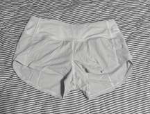 White 2.5” Speed Up Shorts