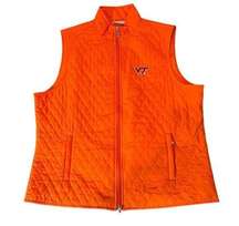 Ashworth Women’s Virginia Tech Puffer Vest Size XL