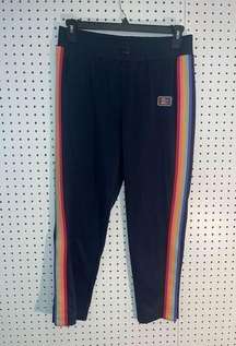 Juicy Couture rainbow striped sweatpants