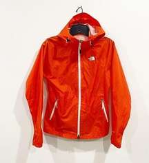 North Face HyVent 2.5 L Orange Rain Jacket Size XS