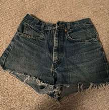 High-waisted Jean Shorts