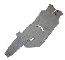 NWT n:PHILANTHROPY Flower Jumpsuit in Heather Gray V-neck Jogger XL $178