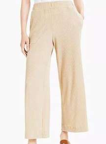 NWT Alfani Ribbed Pull-on Wide Leg Pants - PL (Petite Large)