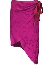 Silvia Tcherassi NWT Sermoneta Skirt in Mulberry Floral Size XS