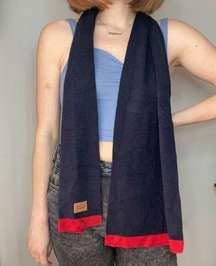 Levi’s Signature Navy Red Stripe Scarf