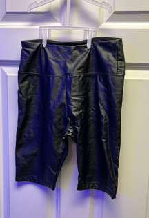 Shine star xs leather biker shorts excellent condition 