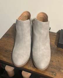 a Gray Booties