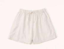 Linen Blend Pull-On Short