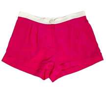 MASON by  100% Silk Iridescent Pink Relaxed Fit Shorts Women’s 4