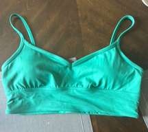 Green Sports Bra