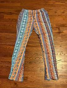 Boho flare bell bottom pants