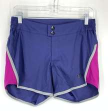 Pearl izumi Shorts Women's Size Small Activewear Flat Front Purple Magenta