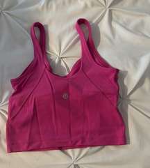 Align Tank Hot pink