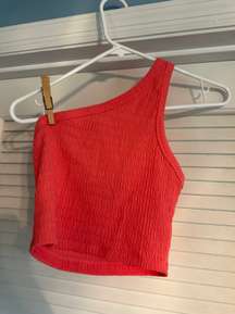 One Shoulder Crop Top