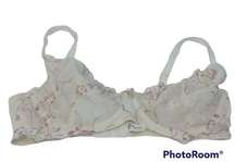 Felina Cream Lace Embroidered Wired Bra 34D