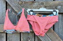 Medium 2 Piece Bikini Swimsuit Striped