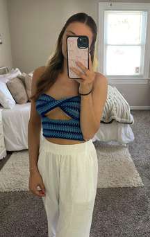 Handmade Crochet Twist Tube Top