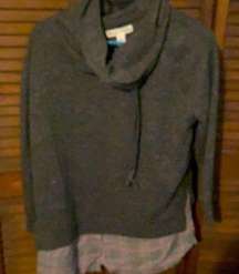 So cute and comfy lightweight cowl neck sweater