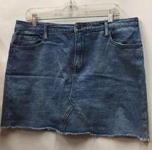 Ladies mossimo denim skirt 16/33