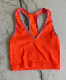 Orange Purple Sports Bra