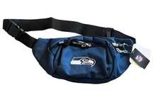 NEW Official NFL Seattle SEAHAWKS BELT BAG Fanny Pack Triple Zipper 3 Pouch NWT