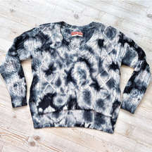 Pilcro Anthropologie Joni Chunky Tie‎ Dye Cable Knit Sweater | XS