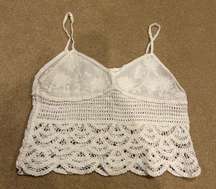 Crochet style top