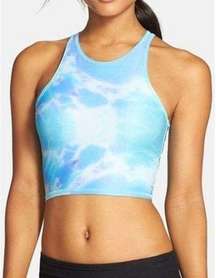 NEW Teeki Fairy Bath Mermaid Tank Sky Clouds Cropped Bralette Recycled Crop Top