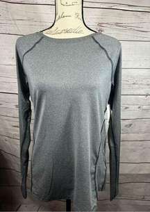 Tek Gear small NWT gray long sleeve workout top - 2290